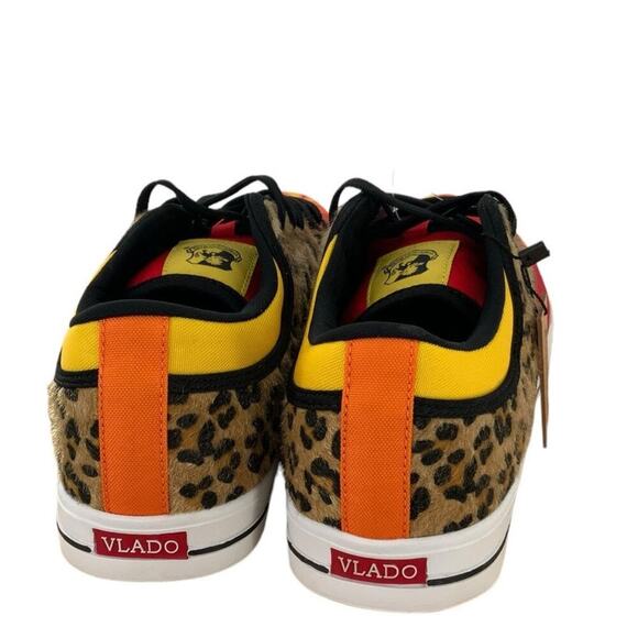 Vlado Spectro 3 Limited Edition Flames Mens Shoes Size 7.5 Leopard Print Red - Picture 7 of 14